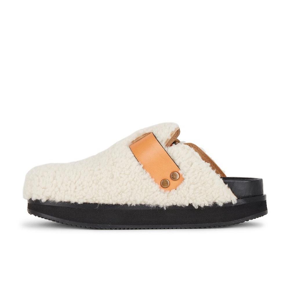 Isabel Marant Mirst Shearling Slide $890 - Picture 6 of 16